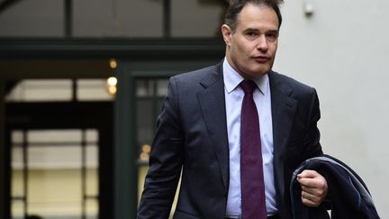 Fabrice Leggeri, alors directeur exécutif de l'agence européenne Frontex, à Berlin (Allemagne) le 23 février 2016. (JOHN MACDOUGALL / AFP)